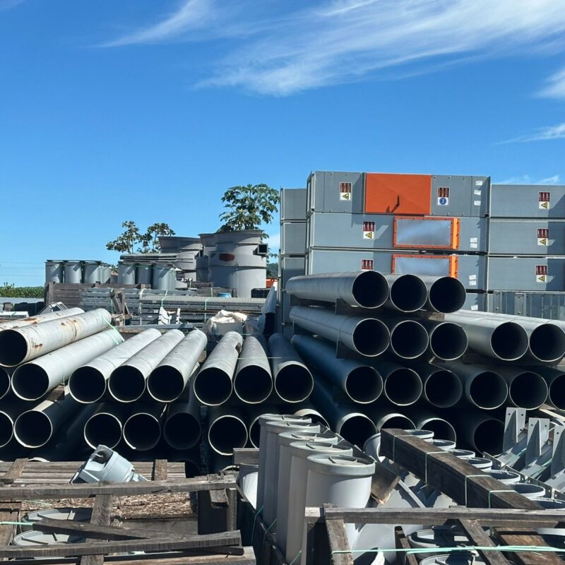 Unidade de recebimento, limpeza, secagem e armazenamento